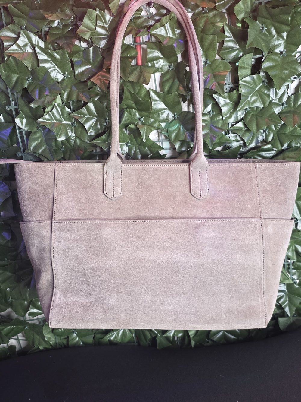 Quince Hudson Suede Tote Grey